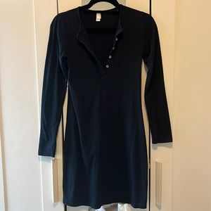 American Apparel Henley Cotton Dress M